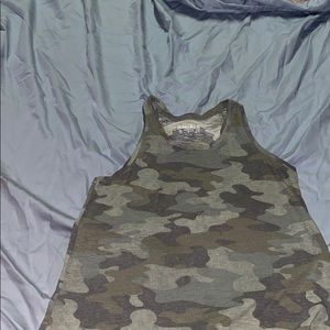 camo tank top. MOVING SALE!!